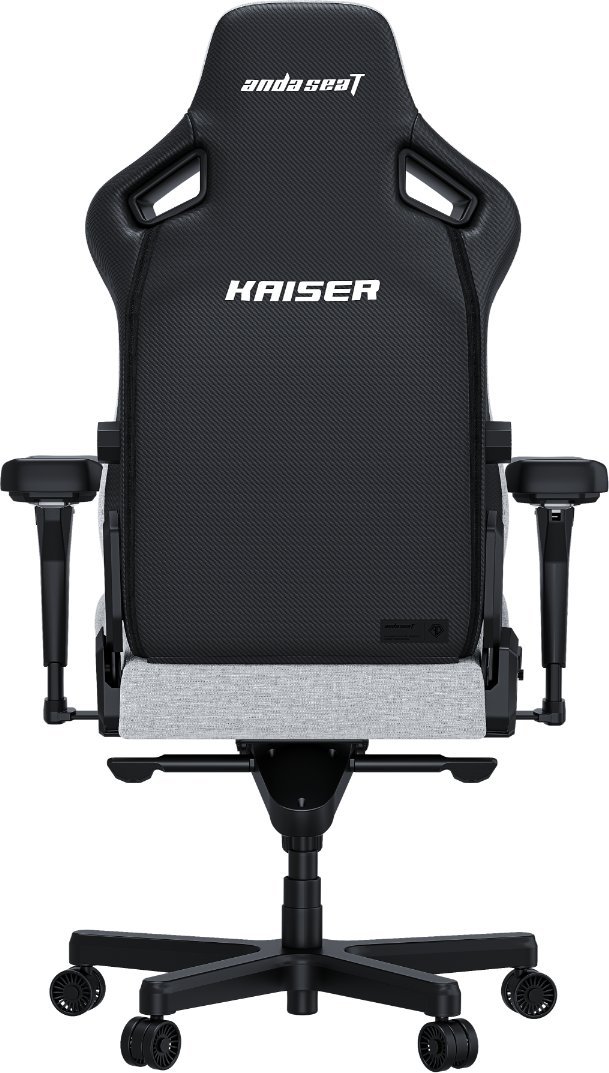 Karrige gaming AndaSeat Kaiser 4 Series XL, material linen, lumbare e integruar, gri hiri