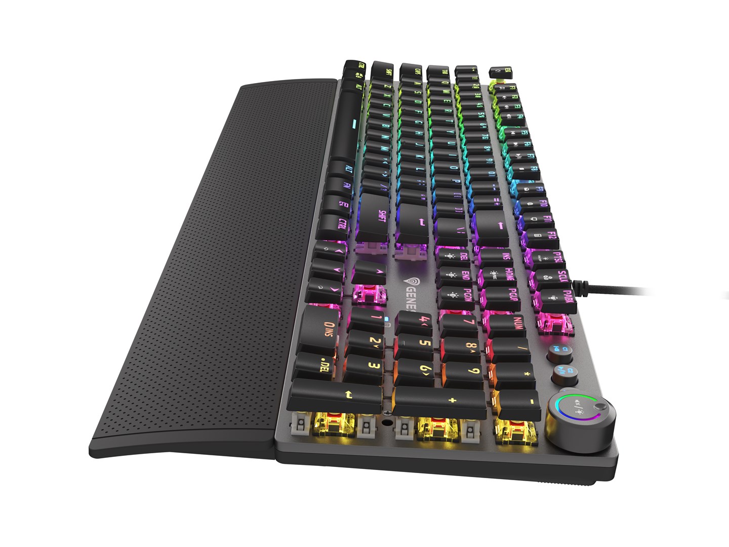 Tastierë Genesis Thor 400 RGB, Kailh Red, USB, e zezë