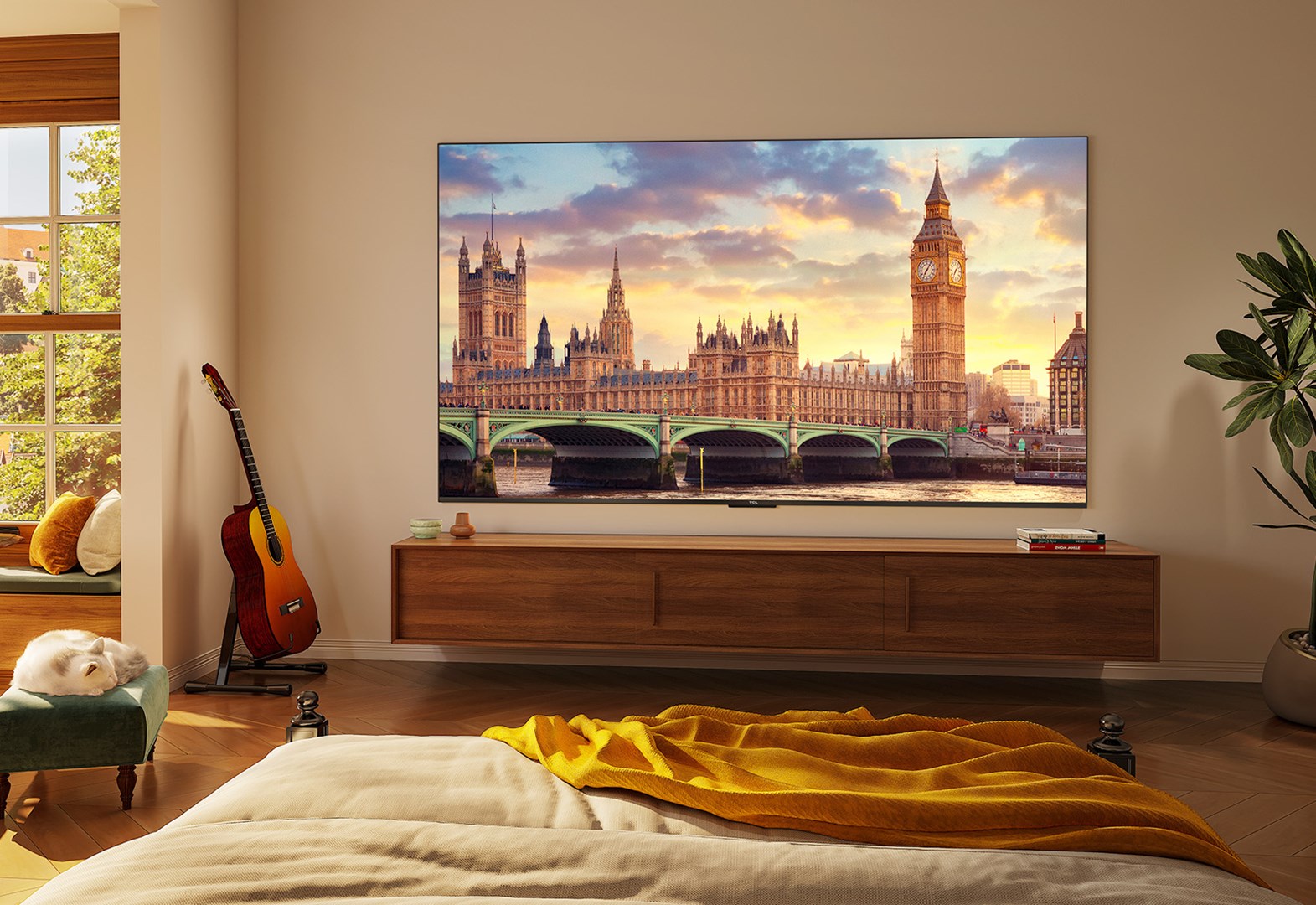 TV TCL 65C655, 65", 4K Ultra HD, QLED, Google TV, i zi