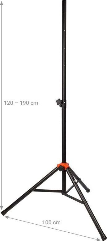 Stativ kolone për altoparlantë V-Tone S1, kapacitet 60 kg, i zi
