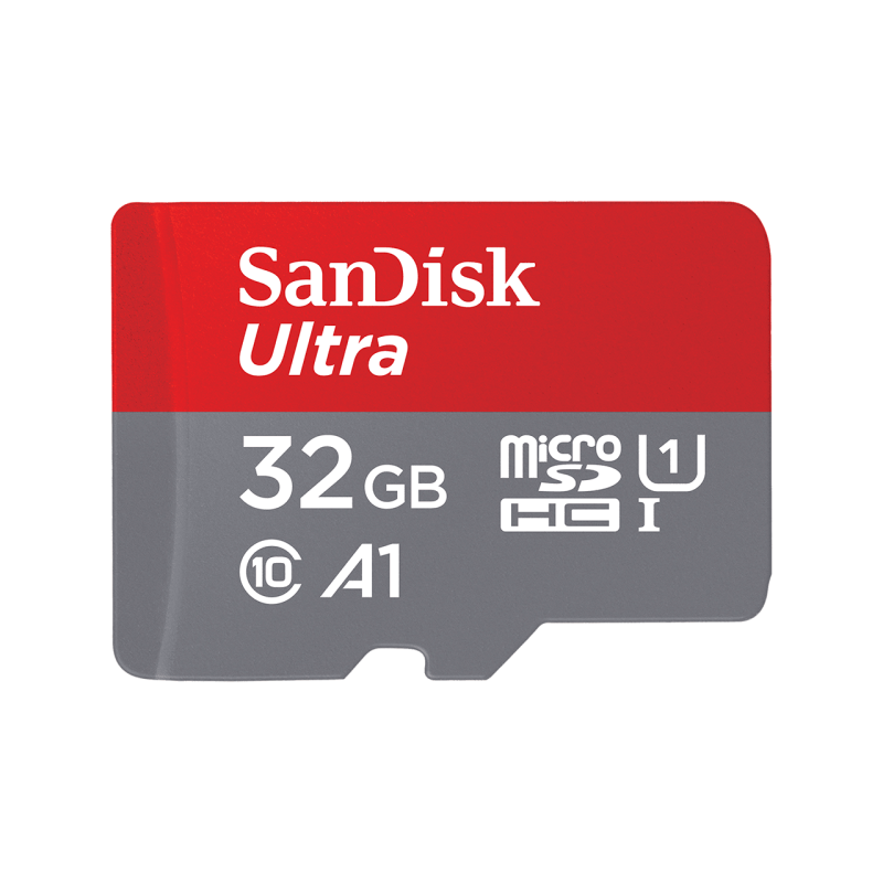 SanDisk Ultra MicroSD 32GB me adapter SD