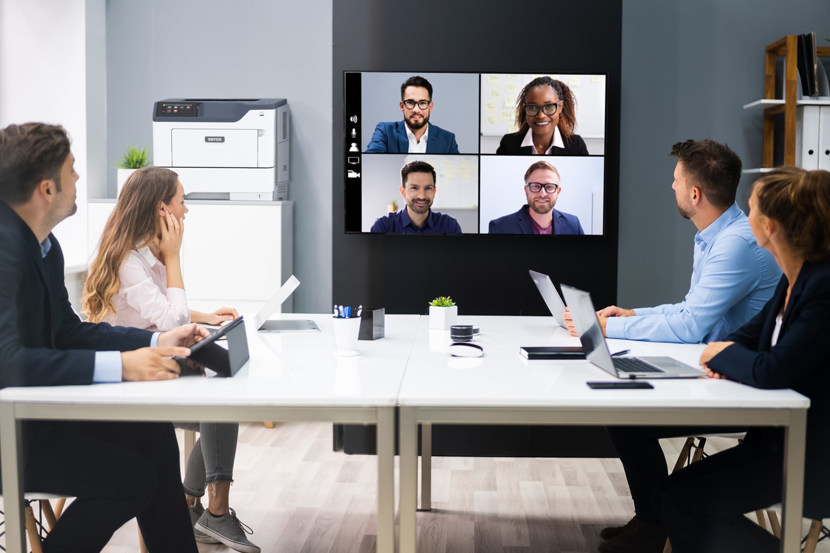 Printer Xerox B410, A4, 47ppm, i zi/i bardhë