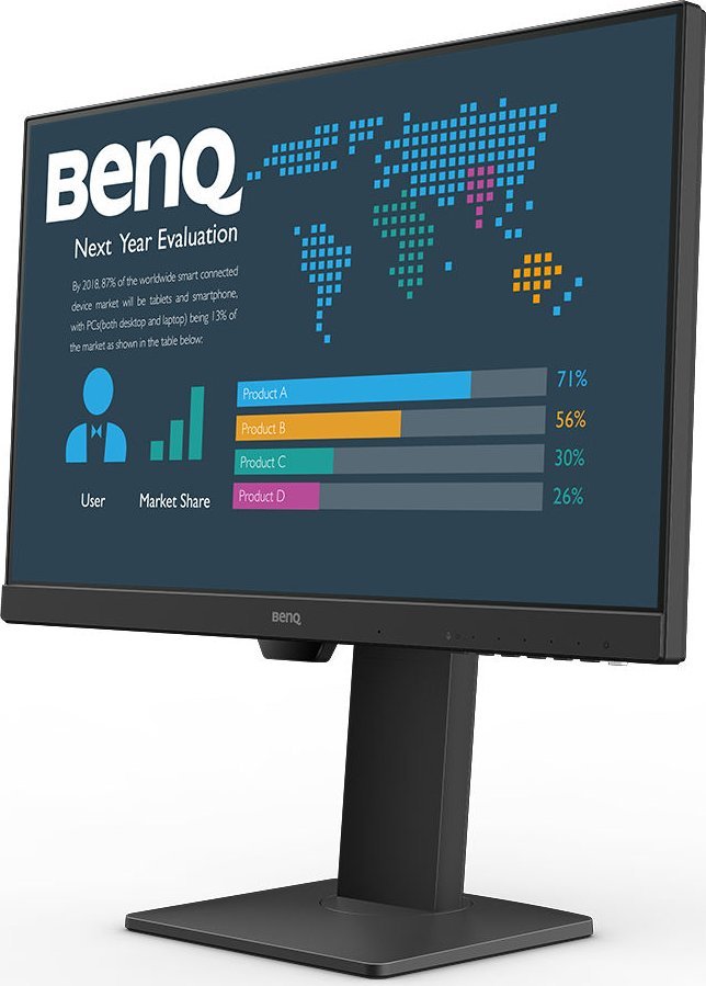 Monitor BenQ BL2486TC, 23.8", Full HD, i zi