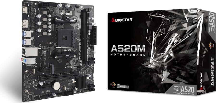 Pllakë amë Biostar A520MT, AMD A520, Socket AM4, Micro ATX