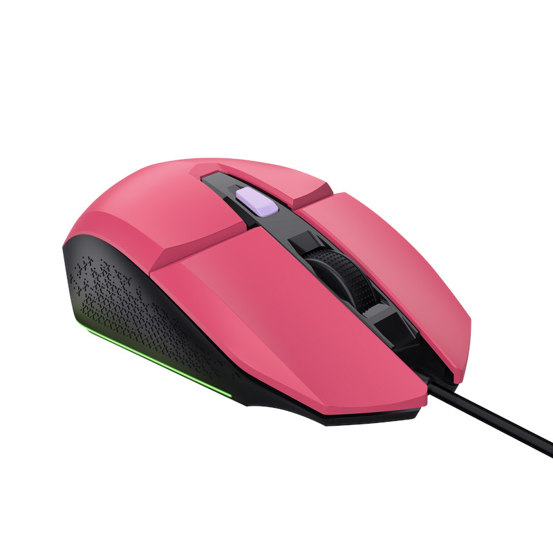 Maus TRUST GXT 109 FELOX, 400 DPI, USB, rozë