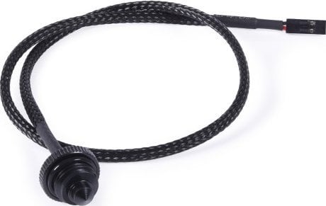 Sensor temperature për ujë Alphacool Eiszapfen Flat G1/4, NTC, 2 pin, i zi