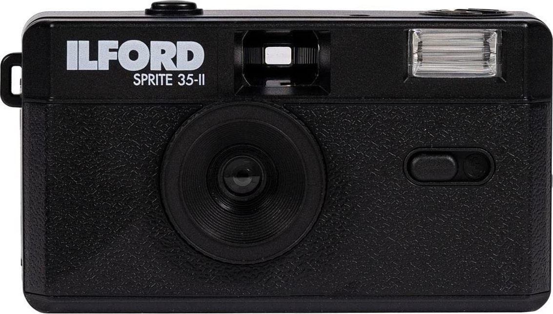 Aparat fotografik Ilford Sprite 35 II, film 35mm, i ripërdorshëm, i zi