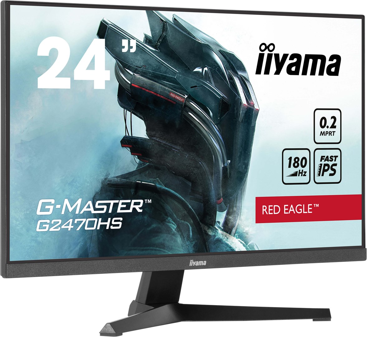 Monitor iiyama G-MASTER G2470HS-B1, 23.8", 1920 x 1080, 180 Hz, i zi
