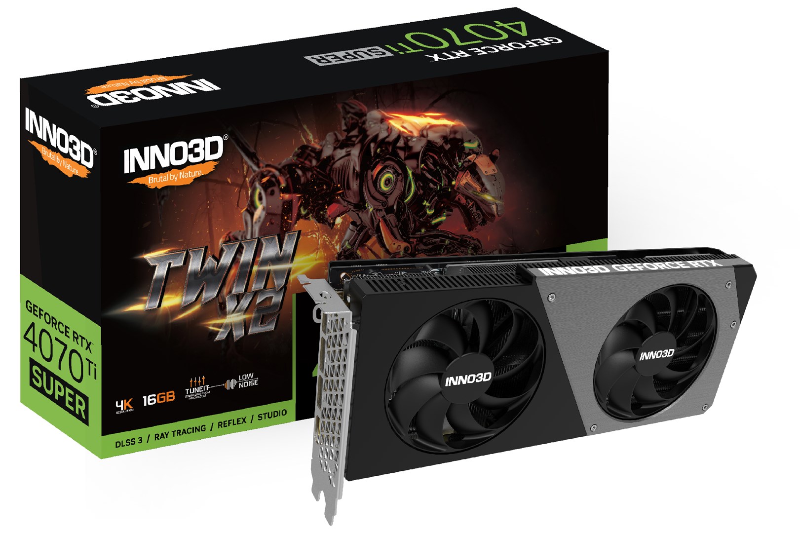 Kartelë grafike Inno3D GeForce RTX 4070 Ti SUPER Twin X2 16GB GDDR6X