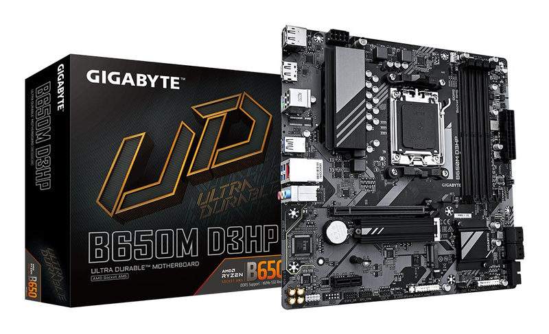 Gigabyte B650M D3HP - 1.0 - motherboard - micro ATX