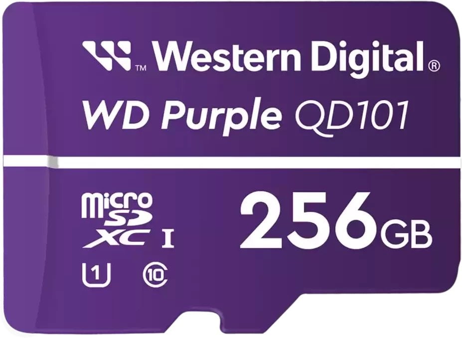 Kartë memorike Western Digital WD Purple SC QD101, 256GB, MicroSDXC Class 10