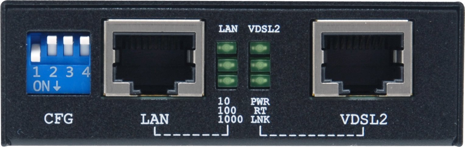 Zgjatues rrjeti LevelOne VDS 2201, Gigabit Ethernet, VDSL2, i zi