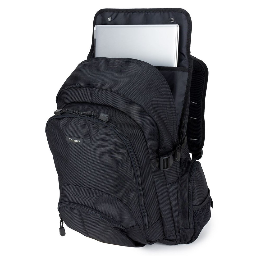 Shtëpi shpine për laptop Targus Classic, 15.6", 20L, e zezë