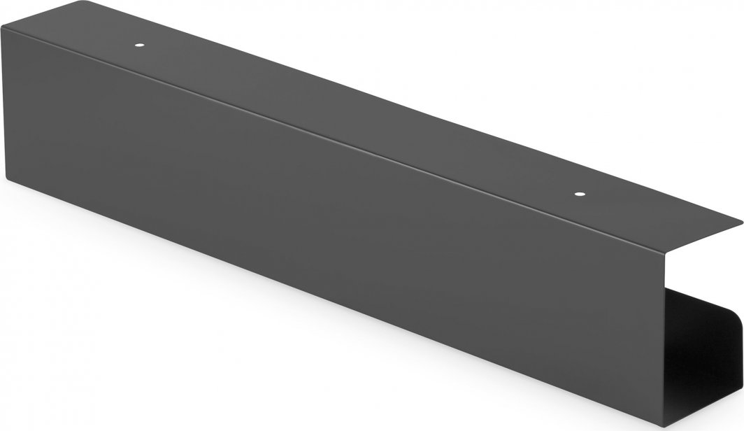 Kanal kabllosh Digitus Cable Management Channel, metalik, për montim nën tavolinë, i zi