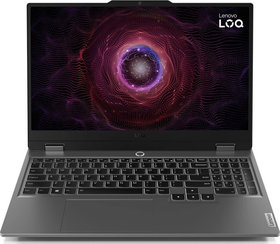 Laptopi Lenovo LOQ 15AHP9, 15.6", AMD Ryzen 7 7445HS, 16GB RAM, 512GB SSD, RTX 4050, 144Hz, i hirtë