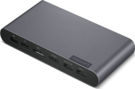 Qendër USB Lenovo 40B30090EU, 2x USB 3.2 Gen 2 Type-C, 90W, e hirtë