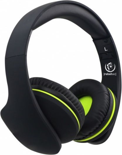Kufje Bluetooth Rebeltec Viral, 40mm, me mikrofon, të zeza