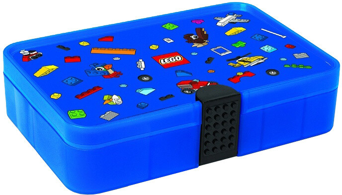 Kuti ruajtëse LEGO Iconic, me ndarje, e kaltër