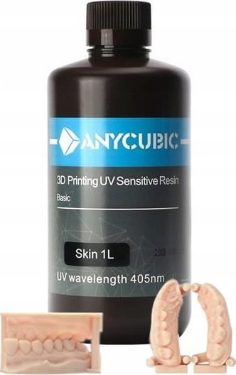 Reçinë 3D Anycubic Standard, 1kg, UV 405nm, bezhë e çelët