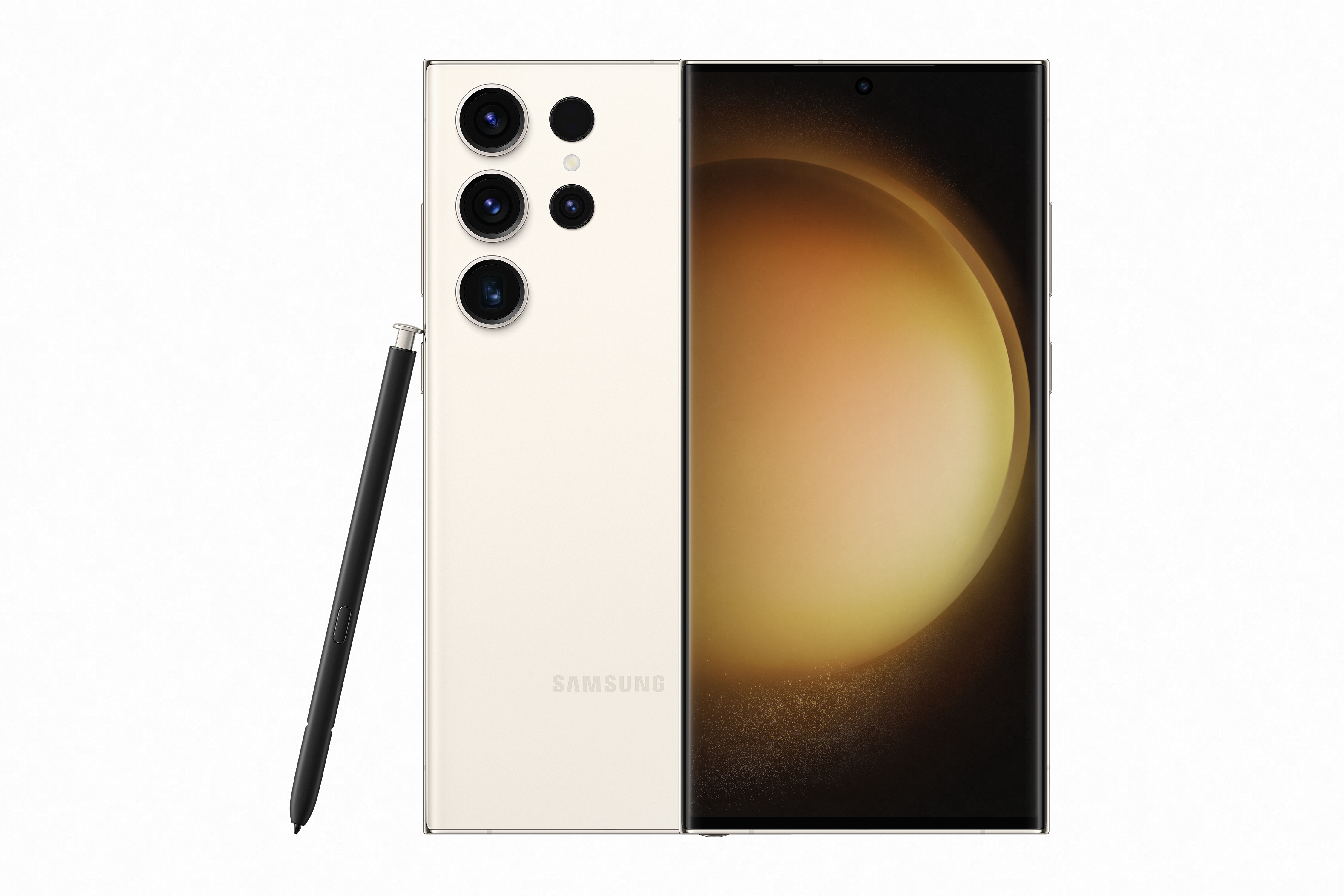 Celular Samsung Galaxy S23 Ultra, 6.8", 8GB RAM, 256GB, krem