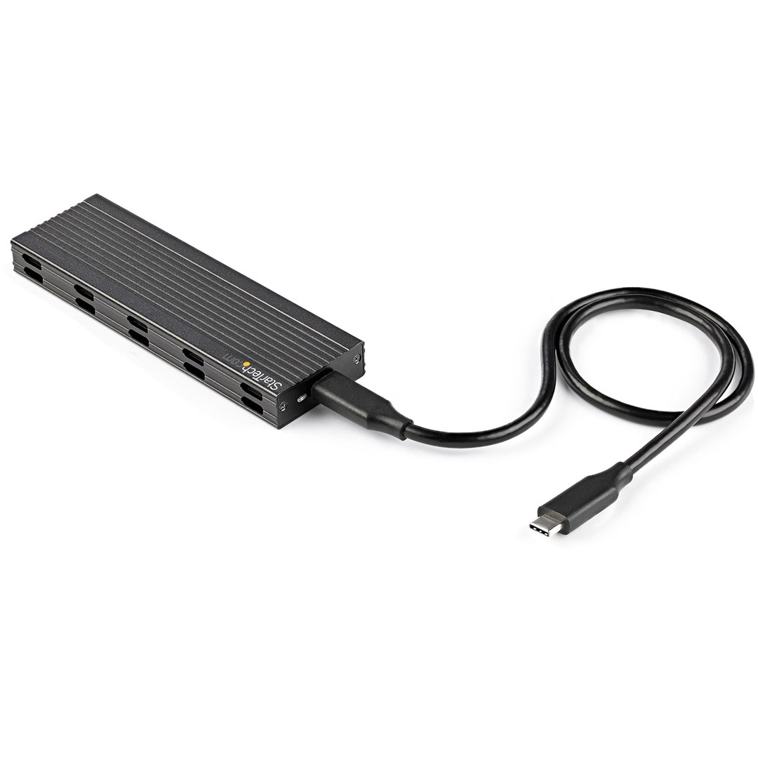 Kuti SSD USB-C M.2 SATA/NVMe Startech SM2E1BMU31C, USB 3.2 Gen 2, 10Gbps, e zezë