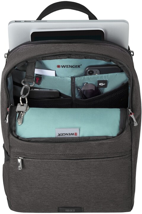 Çantë shpine WENGER MX RELOAD për laptop dhe tablet, 14", e hirtë