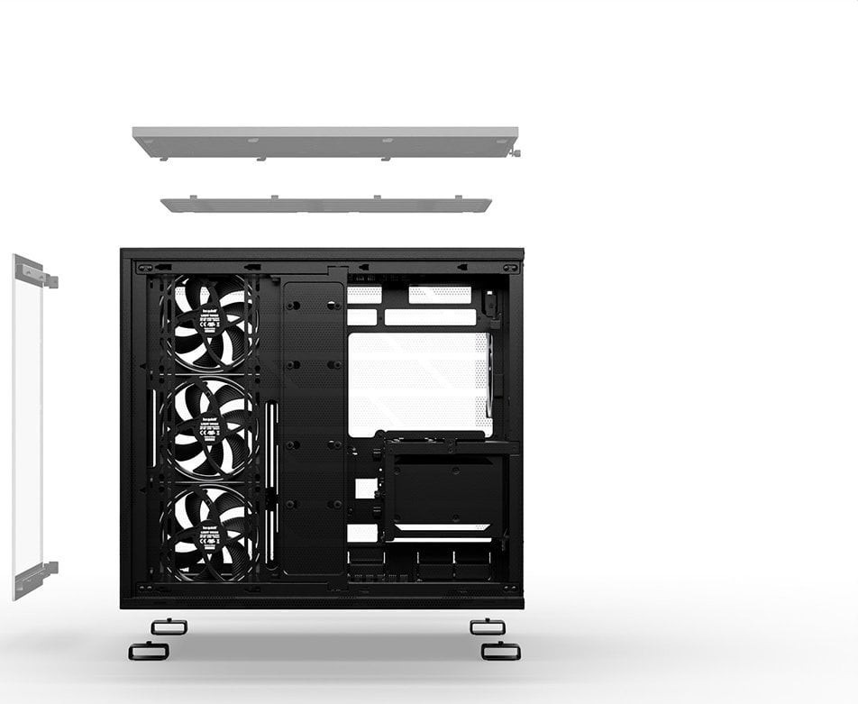 Kasa PC Be Quiet Light Base 900 FX, Full Tower, ARGB, e zezë