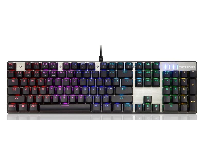 Tastierë MOTOSPEED CK104 - USB, gri