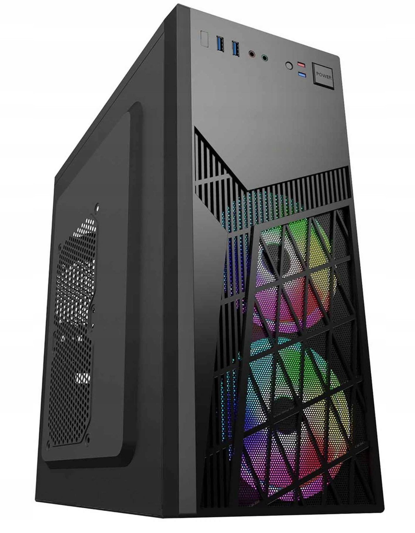 Kase kompjuteri Eurocase ML N6-560B, Mid Tower, ATX, me ARGB