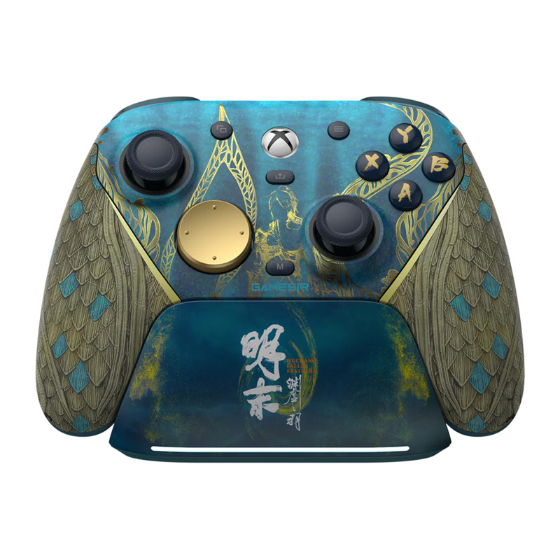 Kontroller lojrash GameSir G7 Pro Wuchang, wireless, për Xbox Series X S dhe PC, blu me ari