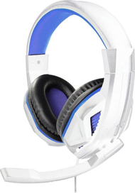 Kufje Lexip Steelplay JVAPS500007, stereo, 3.5mm, të bardha e blu