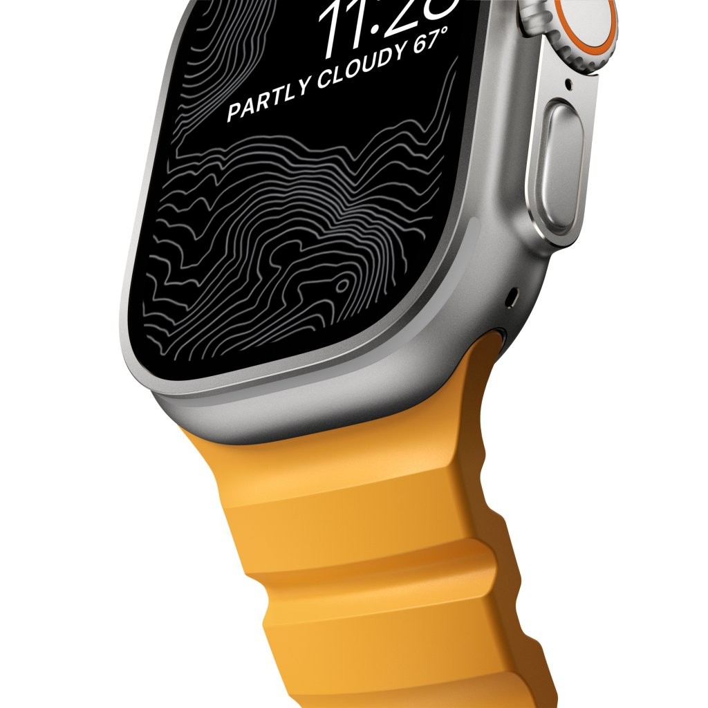 Rrip ore Rocky Point Band, për Apple Watch 46mm 49mm, FKM, Sol, ngjyrë natyrale
