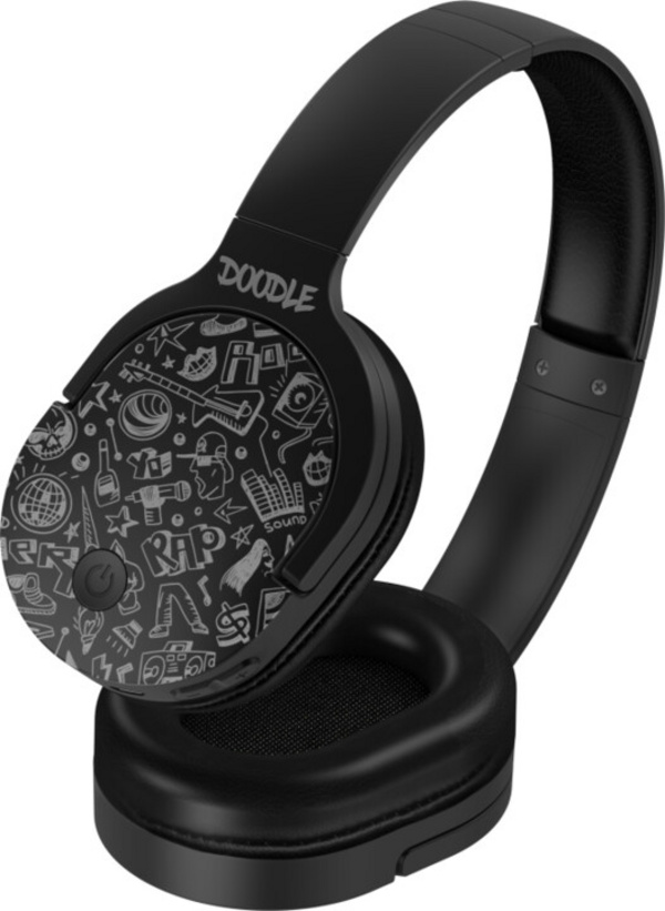 [OUTLET] Kufje CONNECT IT Doodle, 5.0, të zeza