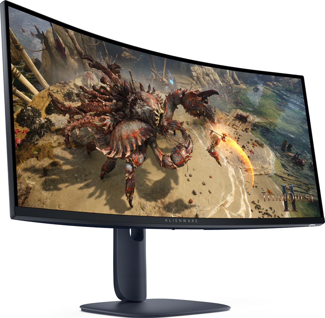 Monitor gaming Alienware AW3425DWM, 34", WQHD, i zi blu