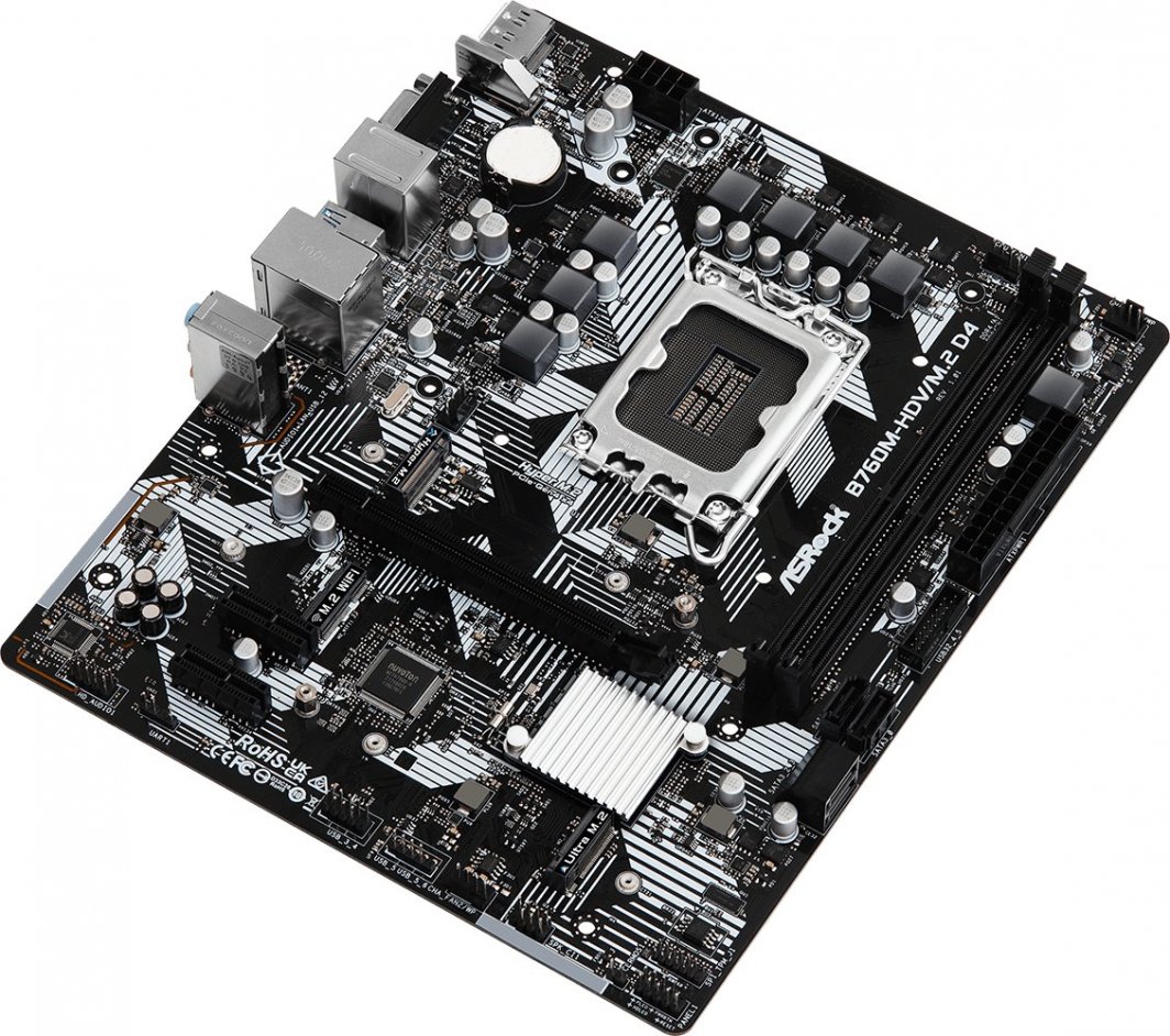 Pllakë amë ASRock B760M-HDV/M.2 D4, 64GB