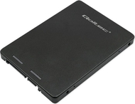Adapter Qoltec për SSD M.2 SATA NGFF, në SATA III, 6Gb/s, i zi