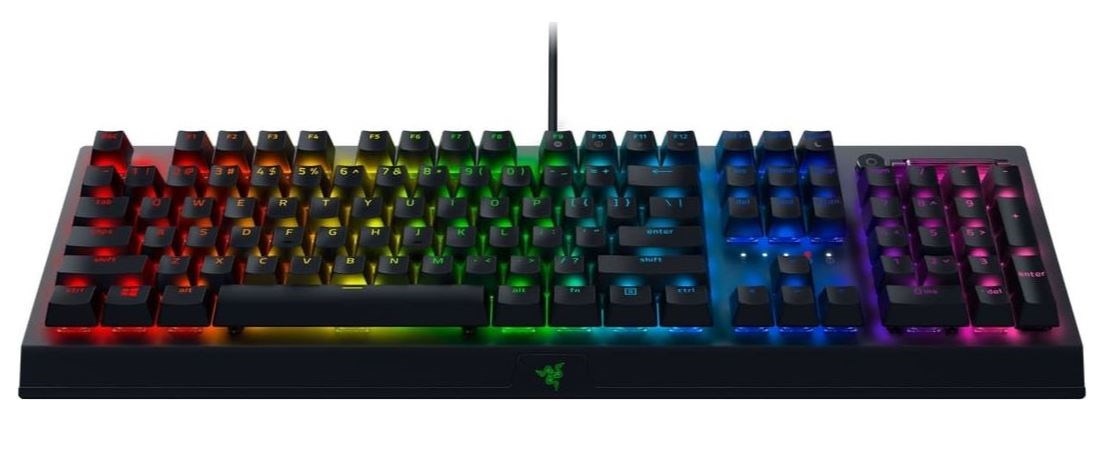 Tastierë mekanike për lojëra Razer BlackWidow V3, Green Switch, e zezë