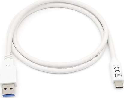 Kabllo USB equip 128364, USB C në USB A, 2m, 5Gbps, e bardhë