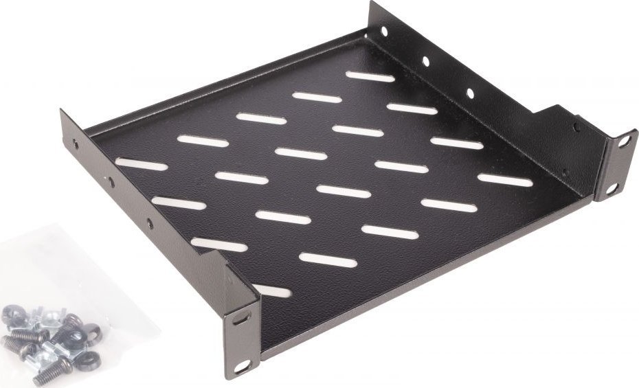 Rafte i fiksuar LevelOne Equip 280614 EZFS-10-1-20-B, 1U, 200mm, i zi
