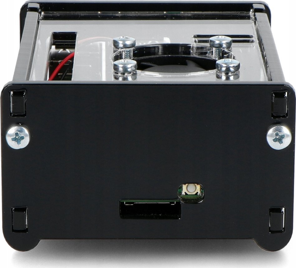 Заштитна кутија за Raspberry Pi 5, со ладилник, црна