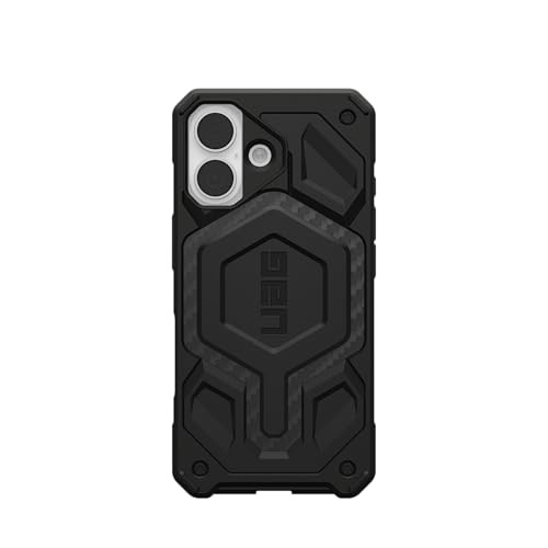Маска за телефон UAG Monarch Pro за iPhone 17, MagSafe, карбон, црна