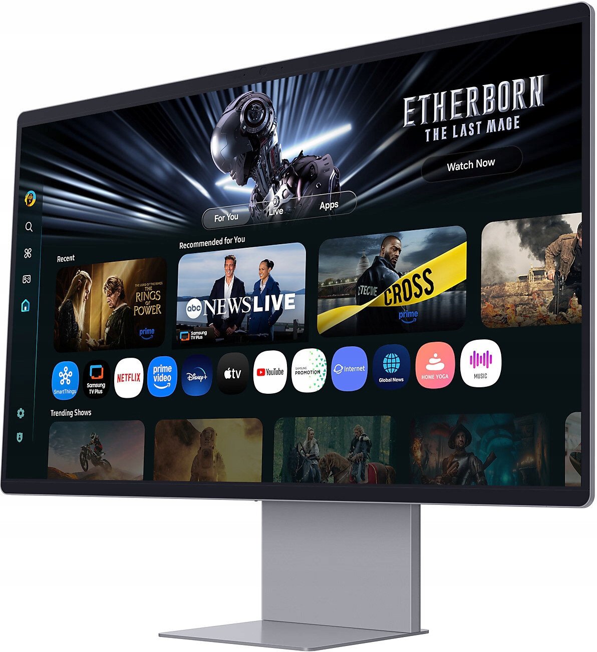 Monitor Samsung Smart Monitor M9 M90SF, 32", 4K, i zi