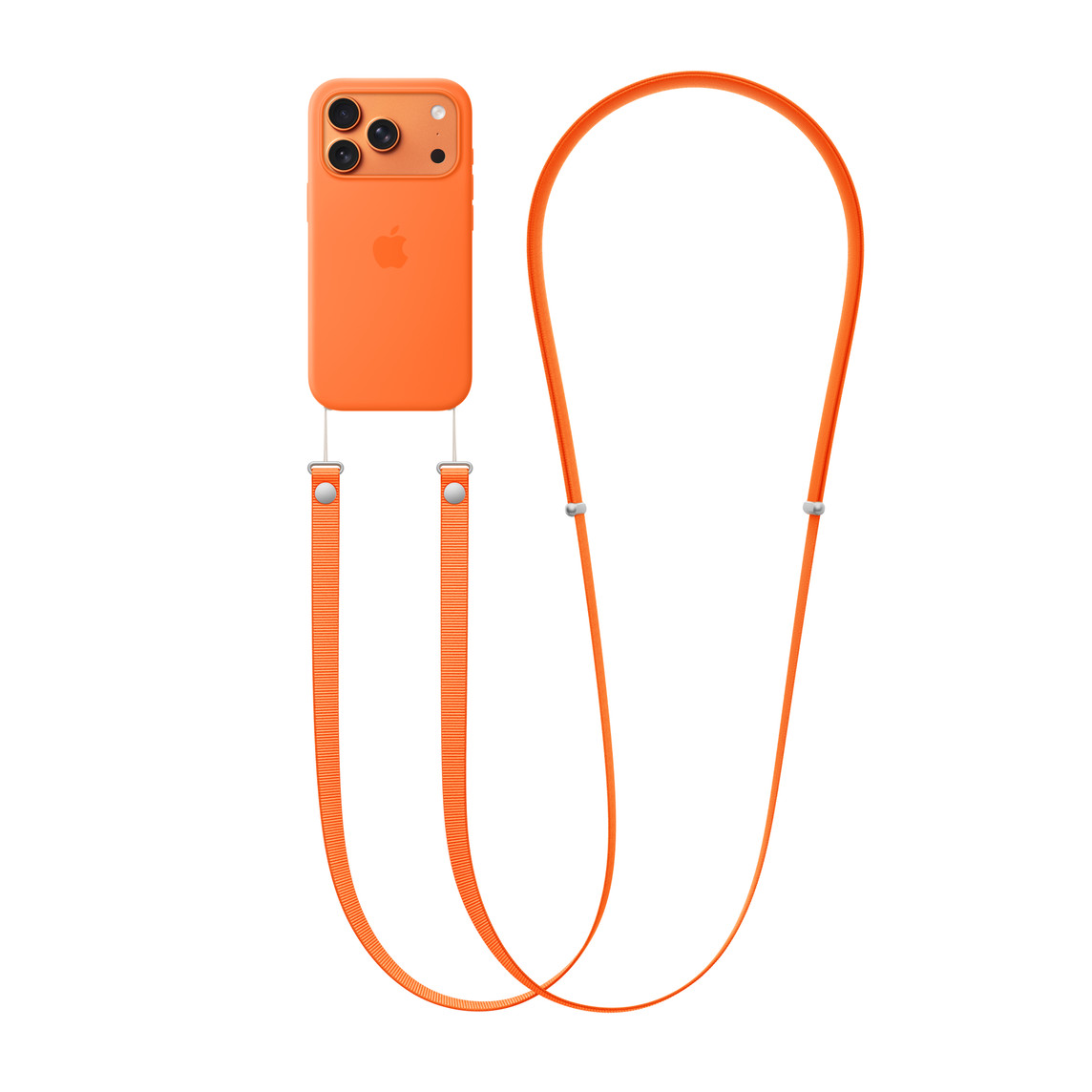 Apple Crossbody Strap, Orange