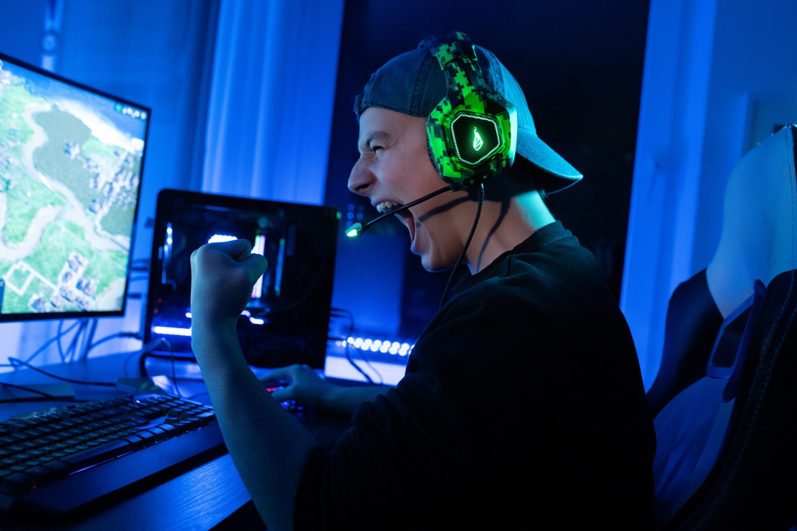 Kufje Surefire Skirmish, gaming, të gjelbra