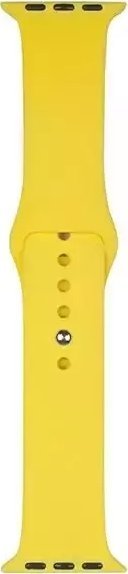 Rrip smartwatch Beline Silicone për Apple Watch 42 44 45 49mm, silikon, i verdhë