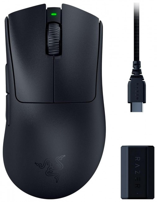 Maus gaming Razer DeathAdder V3 Pro, optik, wireless Hyperspeed, i zi