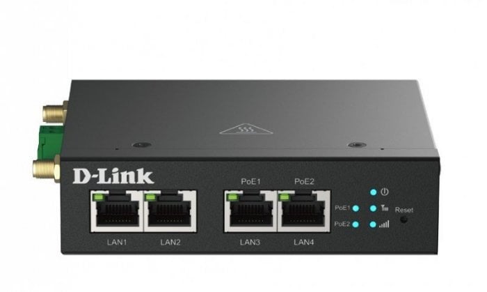 Модем рутер Ди-Линк DWM-314-TP, LTE 4G, PoE, сив