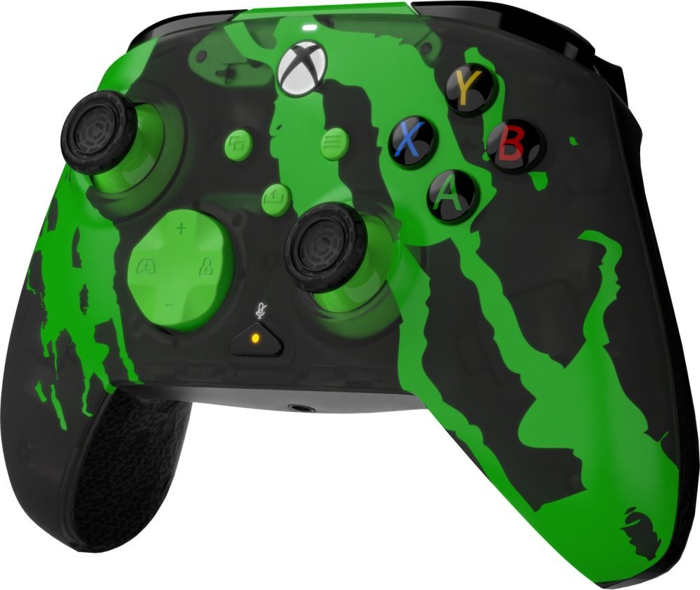 Kontroller PDP XS Rematch, me kabllo, i zi / i gjelbër