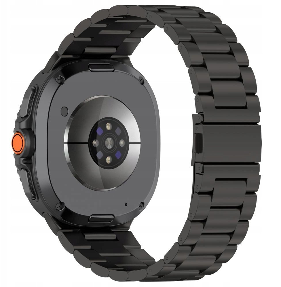 Rrip ore Tech-Protect Stainless Steel për Samsung Galaxy Watch 8 8 Classic, çelik inox, i zi