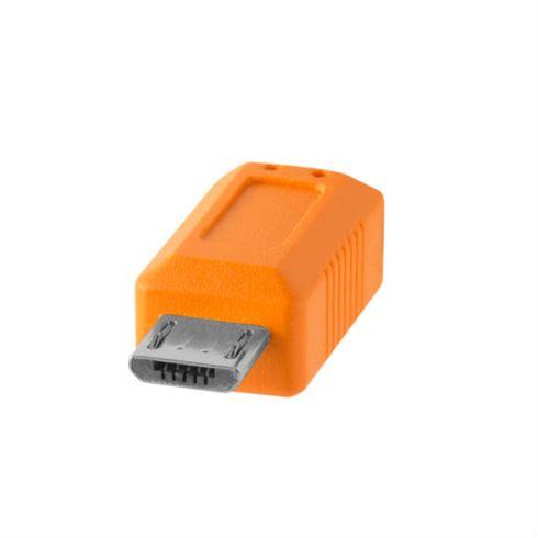 Kabllo USB C Tether Tools CUC2515, 4.6 m, portokalli